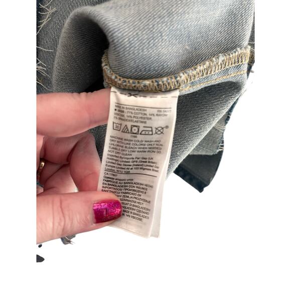 Banana Republic Womens Button Front Raw Hem Pencil Skirt Size 4 - Picture 7 of 7